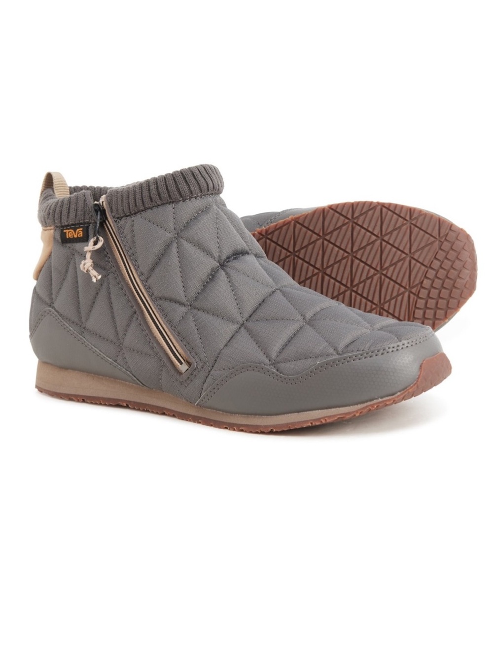 Teva ReEMBER Mid Slip-On Quilted Outdoor Bootie | Gray